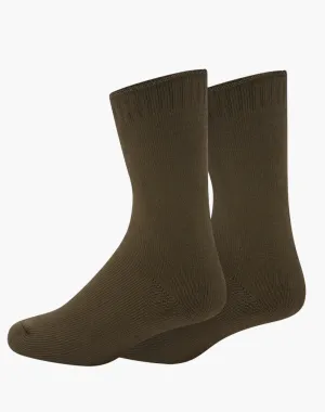 2PK HEAVY DUTY WORK SOCKS – BAMBOO - KHAKI