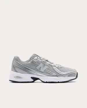 740 Castlerock / Slate Gray / Silver Metallic Low Top Sneakers