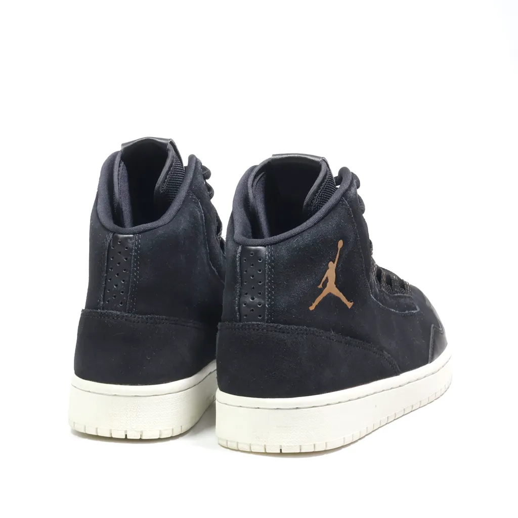 Air Jordan Executive High-Top Sneakers Suede Black Color For Men
