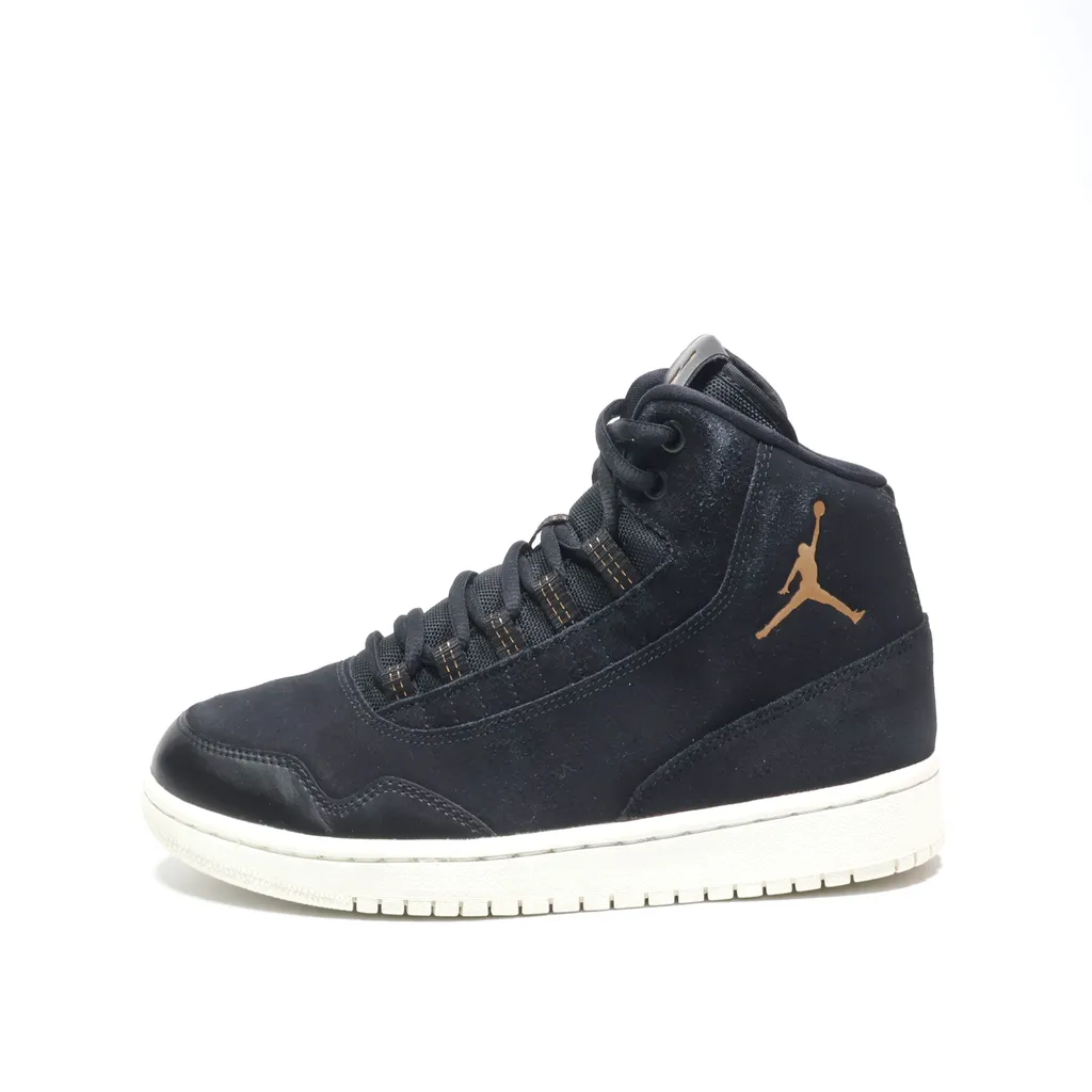 Air Jordan Executive High-Top Sneakers Suede Black Color For Men