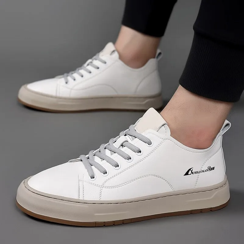 binfenxie High Quality Mens Casual Shoes Fashion Leather Work Shoes Men Shoes Comfy Designers Shoes Mocassins Breathable Sneakers Loafers