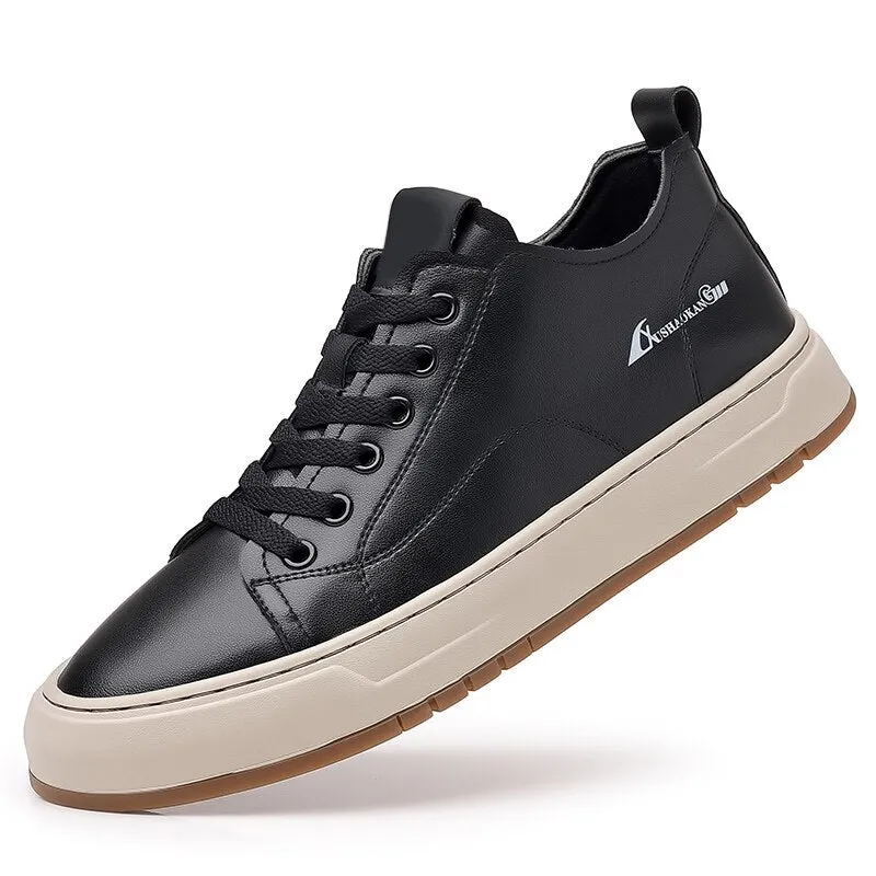 binfenxie High Quality Mens Casual Shoes Fashion Leather Work Shoes Men Shoes Comfy Designers Shoes Mocassins Breathable Sneakers Loafers