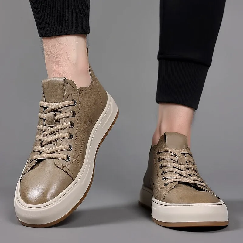 binfenxie High Quality Mens Casual Shoes Fashion Leather Work Shoes Men Shoes Comfy Designers Shoes Mocassins Breathable Sneakers Loafers
