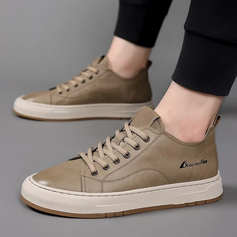binfenxie High Quality Mens Casual Shoes Fashion Leather Work Shoes Men Shoes Comfy Designers Shoes Mocassins Breathable Sneakers Loafers