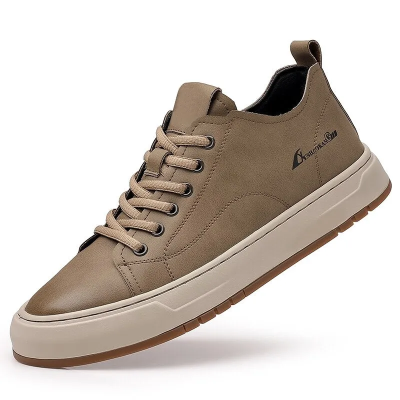 binfenxie High Quality Mens Casual Shoes Fashion Leather Work Shoes Men Shoes Comfy Designers Shoes Mocassins Breathable Sneakers Loafers