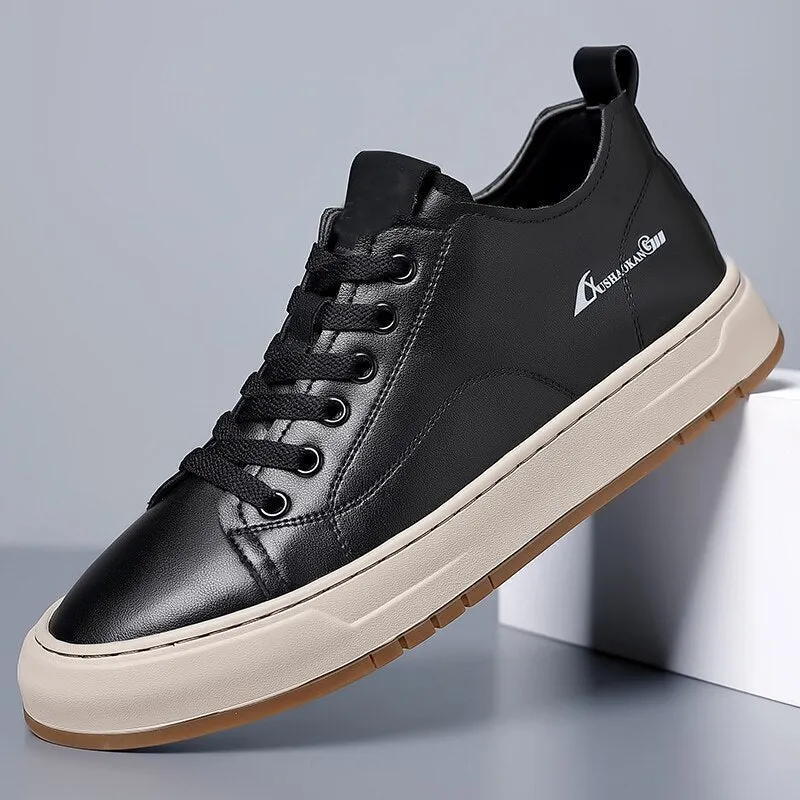 binfenxie High Quality Mens Casual Shoes Fashion Leather Work Shoes Men Shoes Comfy Designers Shoes Mocassins Breathable Sneakers Loafers