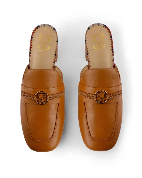 Coffee Run Crew - Tan Brown : Loafers Heels