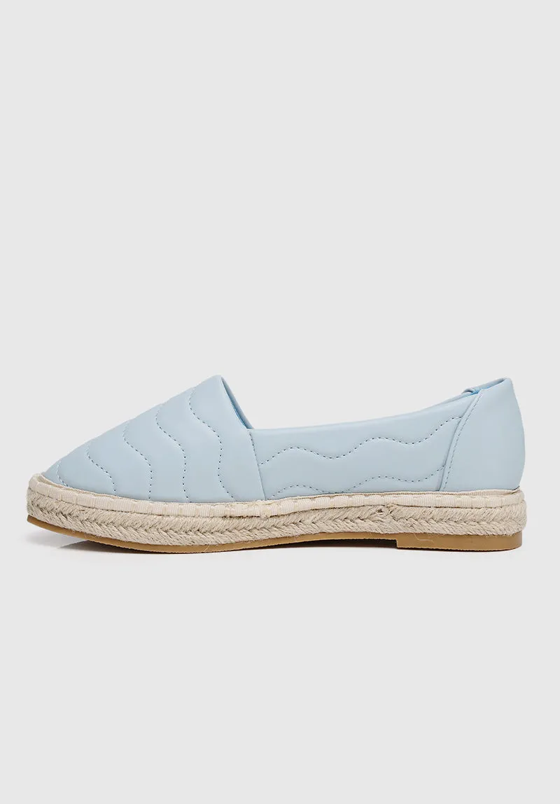 Disney Dumbo Little Side Kick Rounded Toe Slip Ons & Espadrilles (Light Blue)