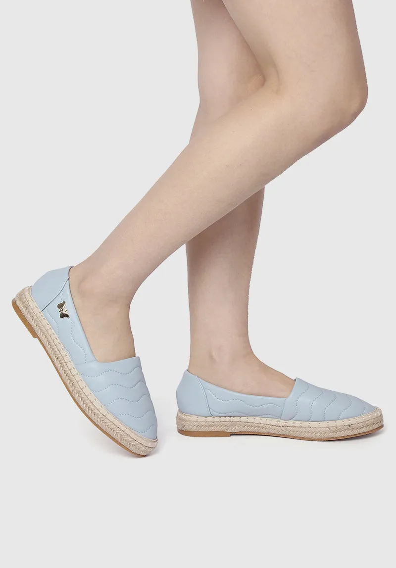 Disney Dumbo Little Side Kick Rounded Toe Slip Ons & Espadrilles (Light Blue)