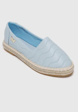 Disney Dumbo Little Side Kick Rounded Toe Slip Ons & Espadrilles (Light Blue)