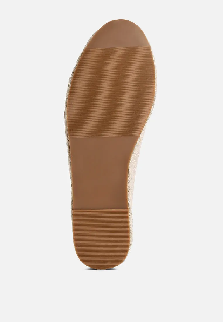 Ellerie Soft Suede Flatform Heel Espadrilles