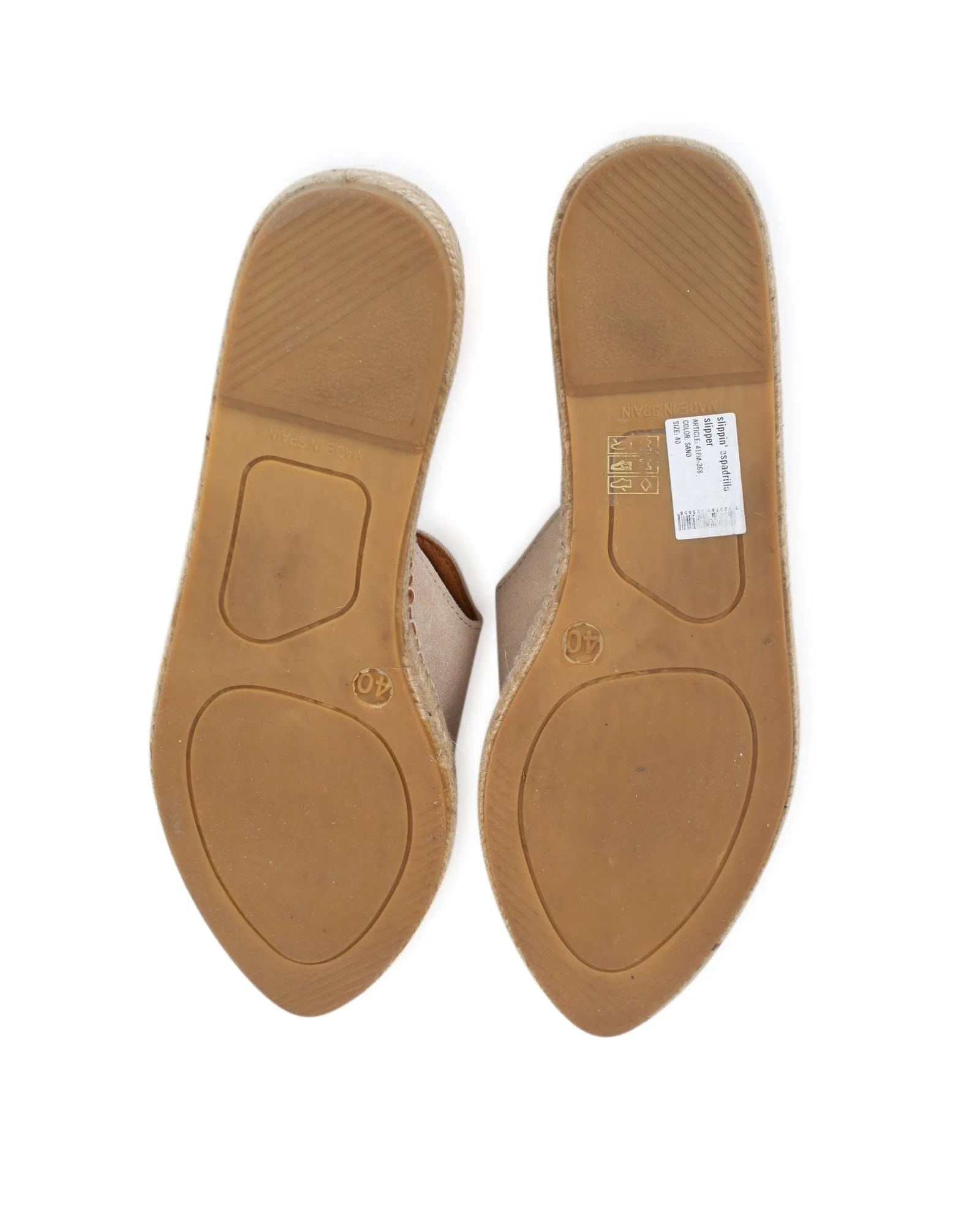 Espadrilles Slip On Mules