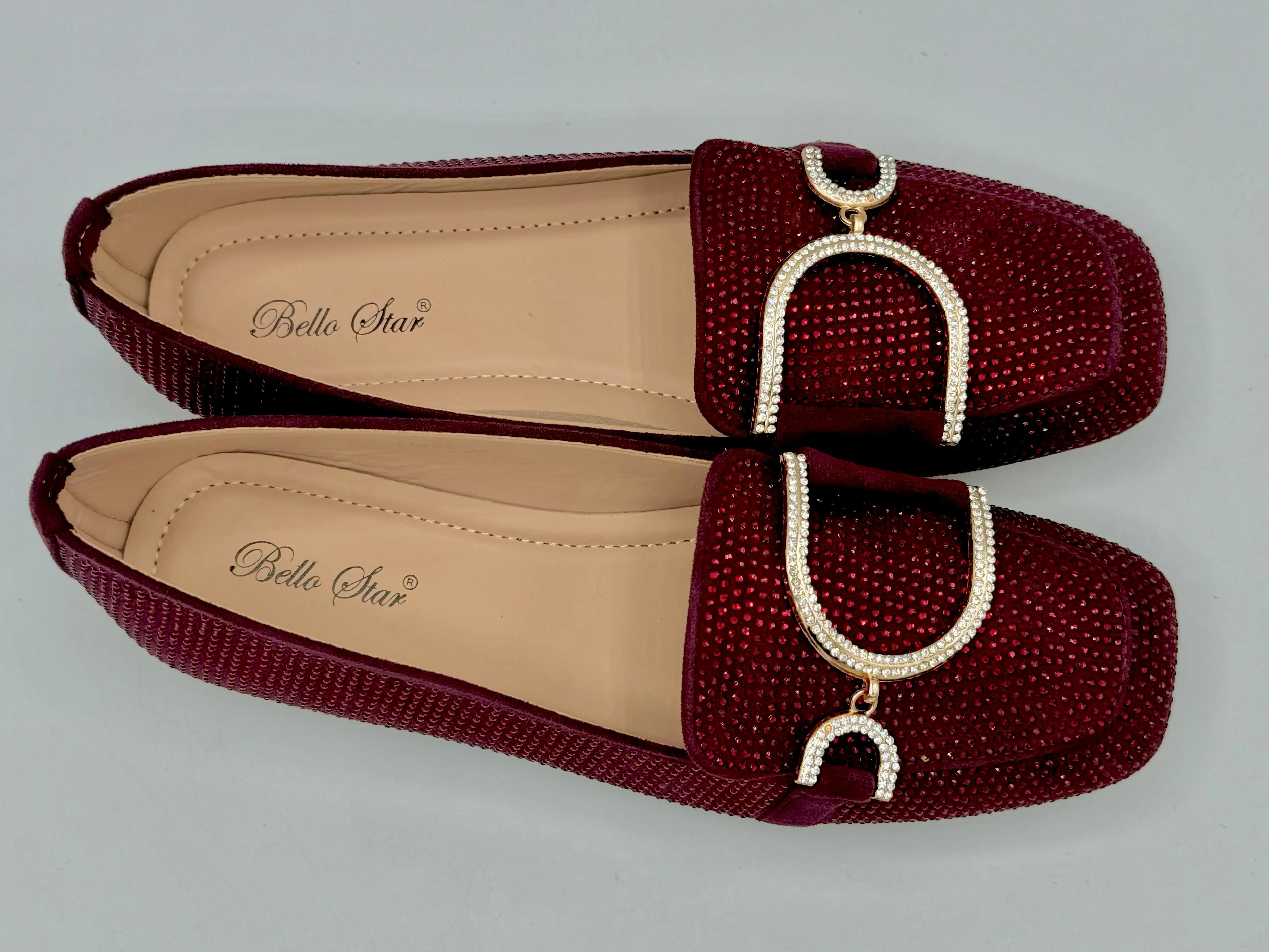 Fiona loafers - berry