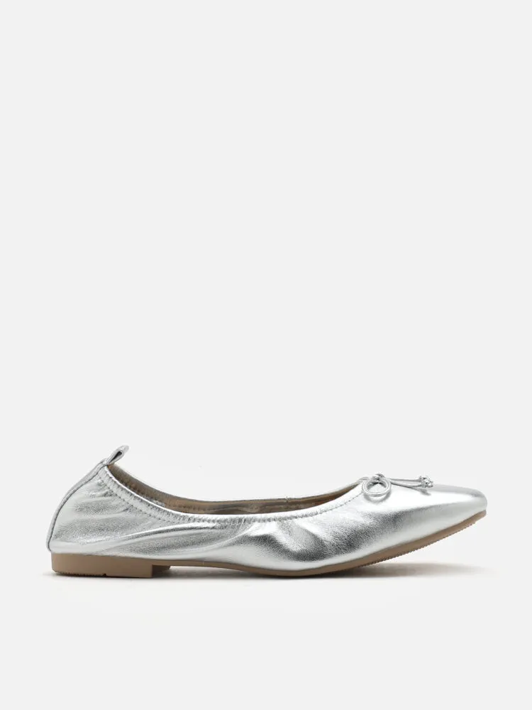 Gia Bow Square Toe Flats