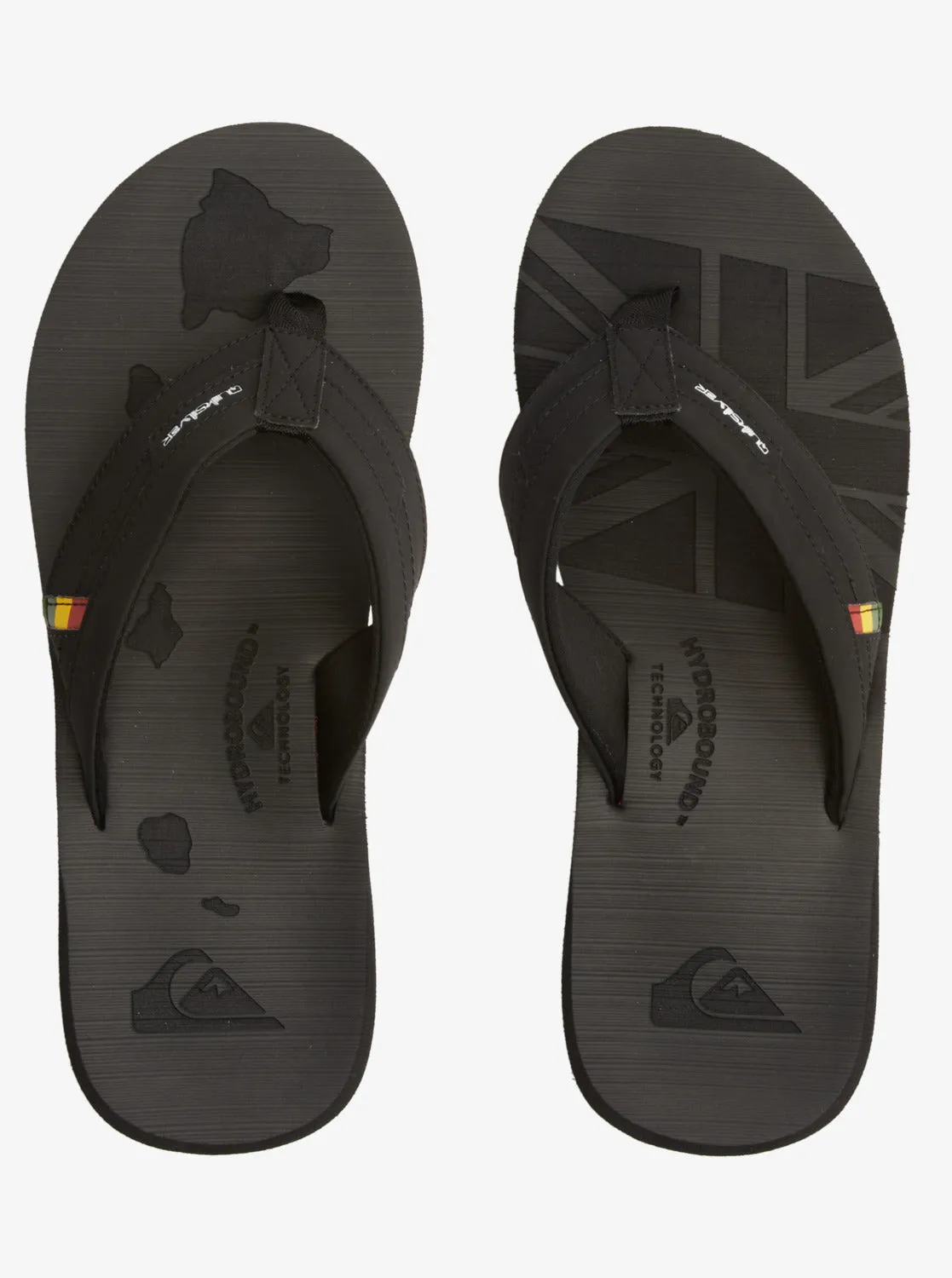 Island Oasis Squish Sandals - Black 1