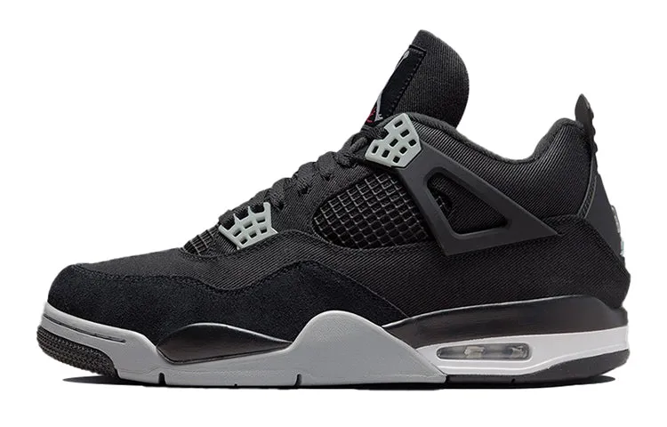 Jordan 4 Retro Black Canvas (GS)