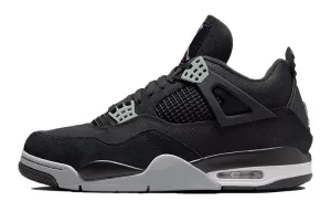 Jordan 4 Retro Black Canvas (GS)