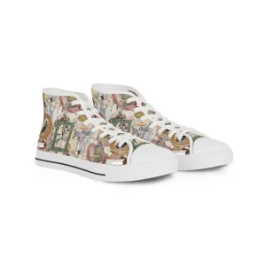Lana Del Rey Victorian Collage Men's High Top Sneakers