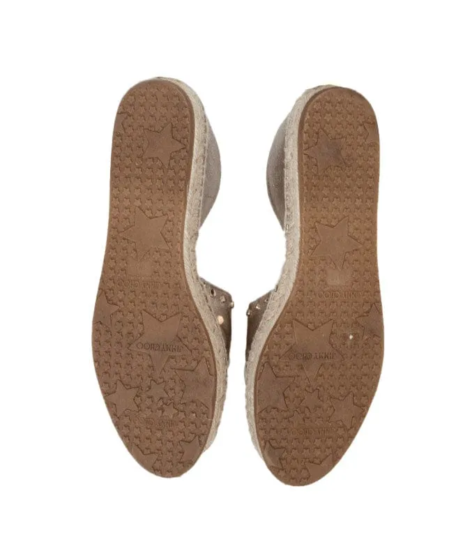 Metallic Espadrilles Flats