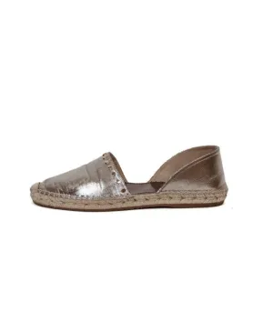 Metallic Espadrilles Flats