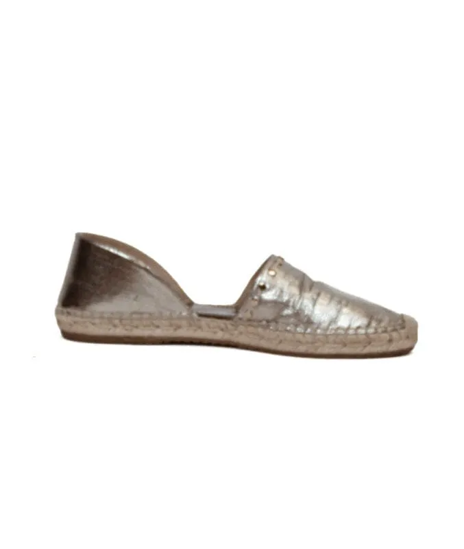 Metallic Espadrilles Flats