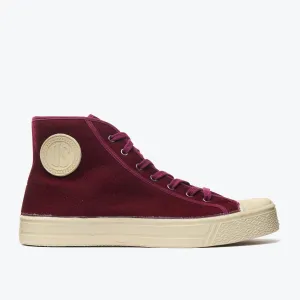 Military Felt High Top - Bordeaux