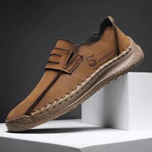 New Men's Casual Comfy Leather Shoes