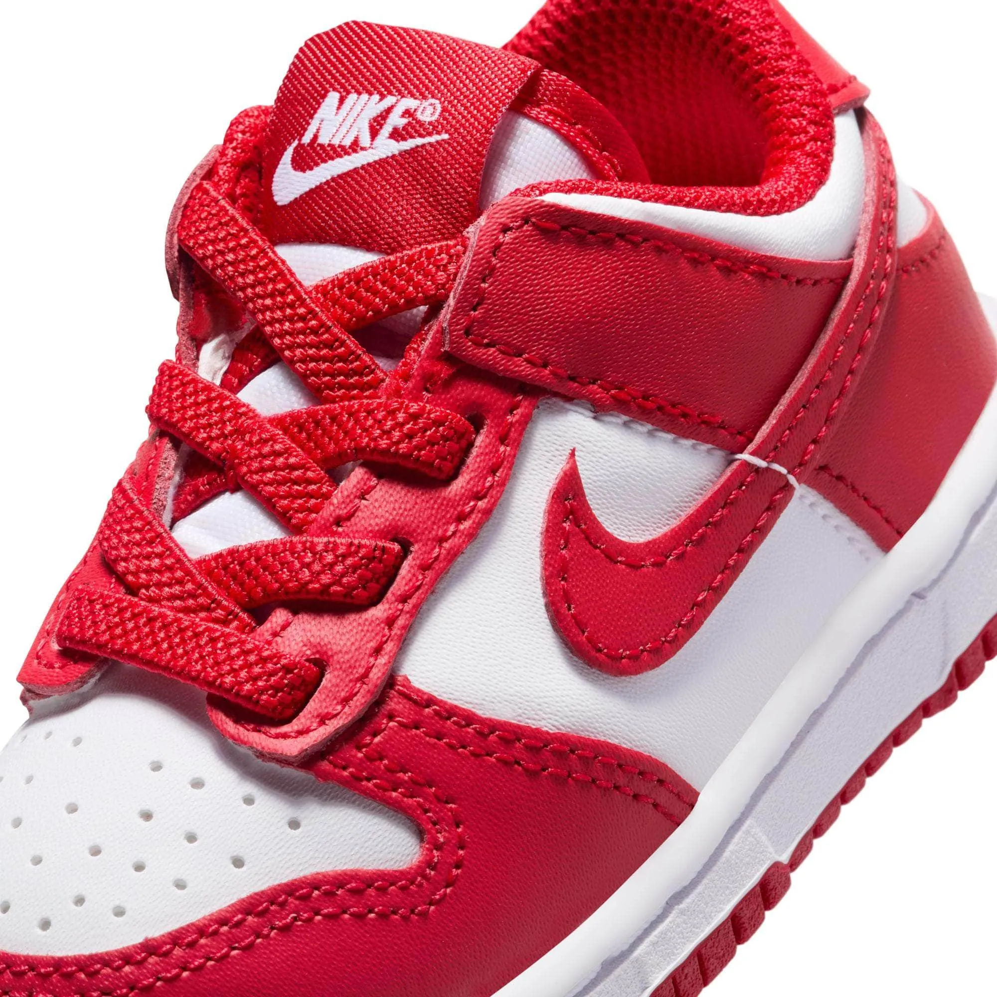 Nike Dunk Low "White University Red" - Toddler