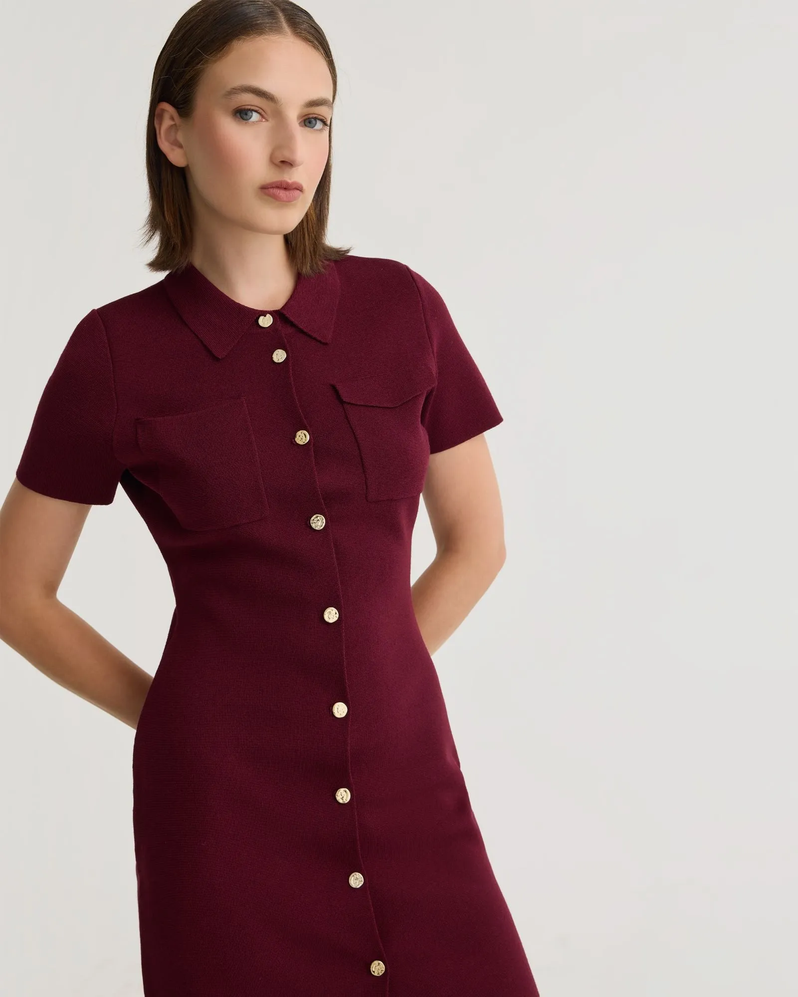 Olive Knitted Mini Dress
