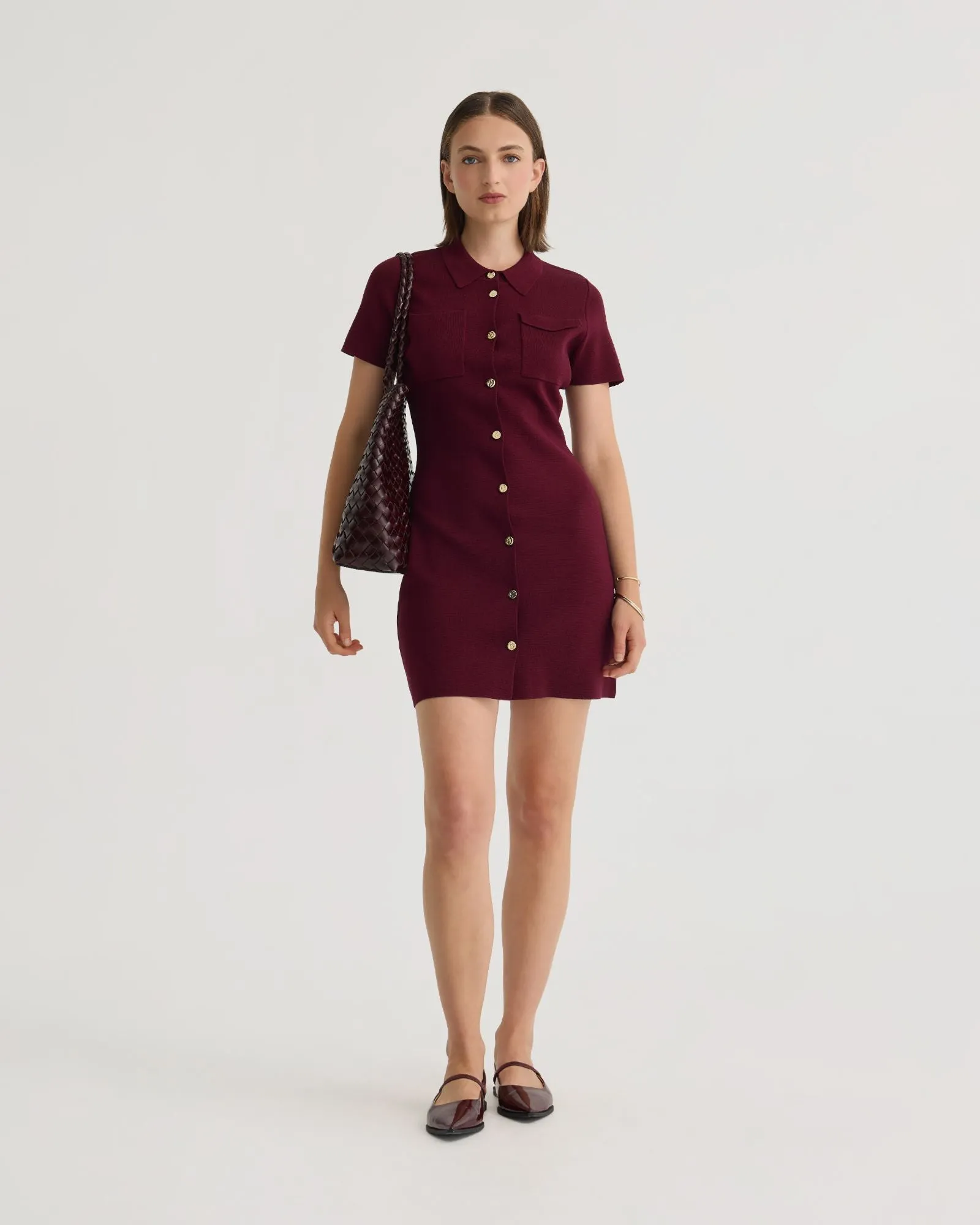 Olive Knitted Mini Dress