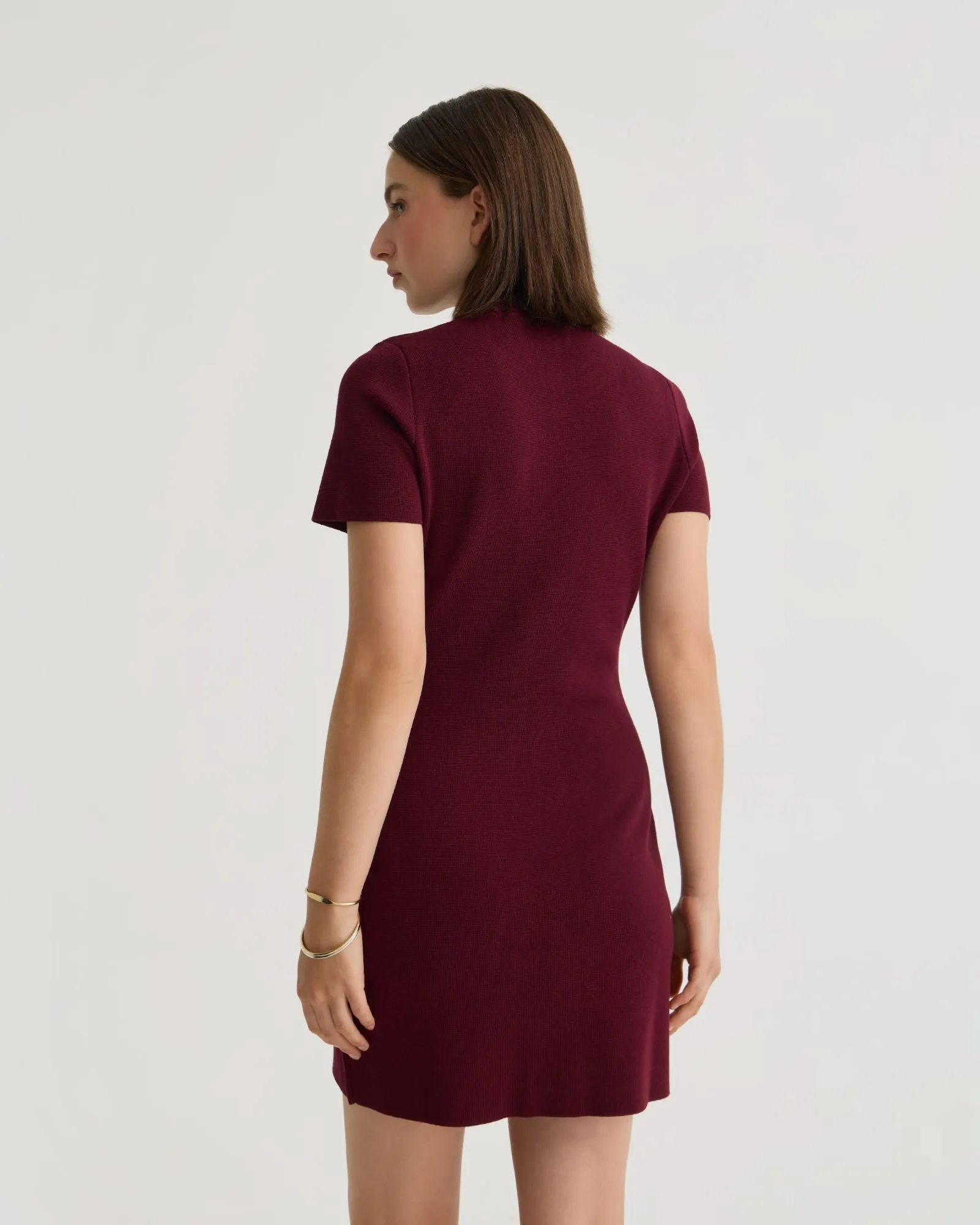 Olive Knitted Mini Dress