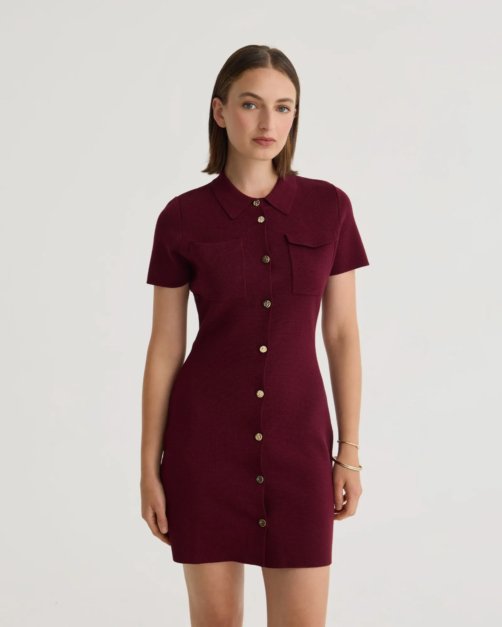 Olive Knitted Mini Dress