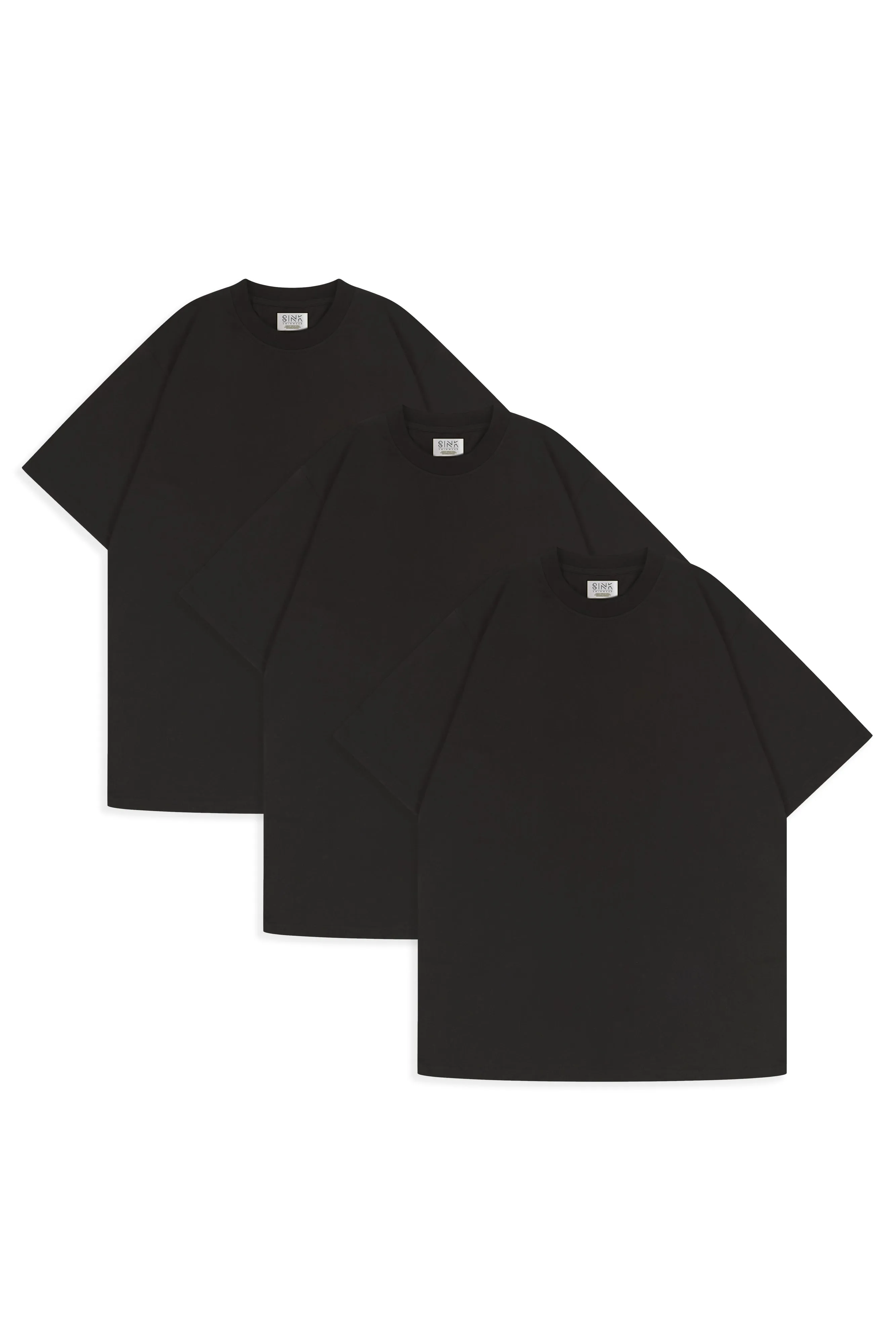 Organic Black Tee (3 Pack)