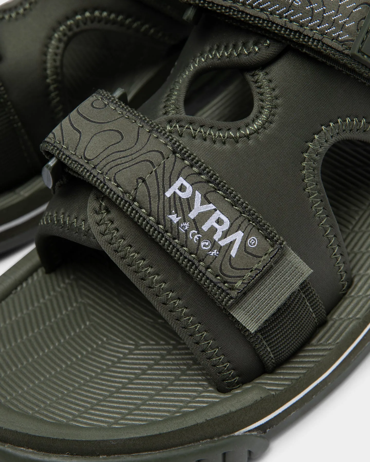 PYRA Men's PYRA x Shaka Chill Out Sandal Olive Green