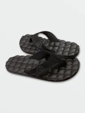 Recliner Sandals - Black Destructo