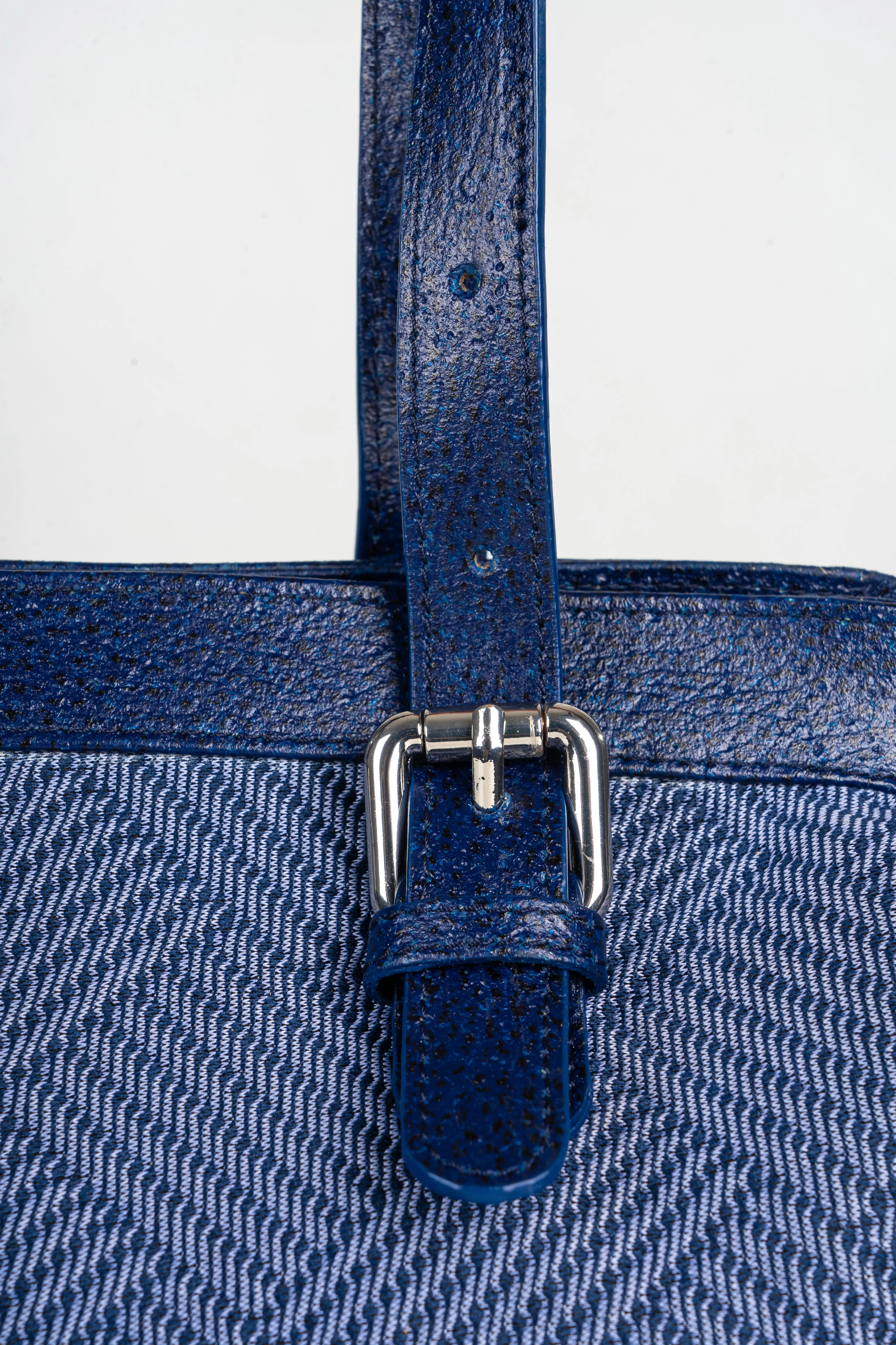 rPET with Vegan Leather based Duffle Tote Handbag - Luxe Edition