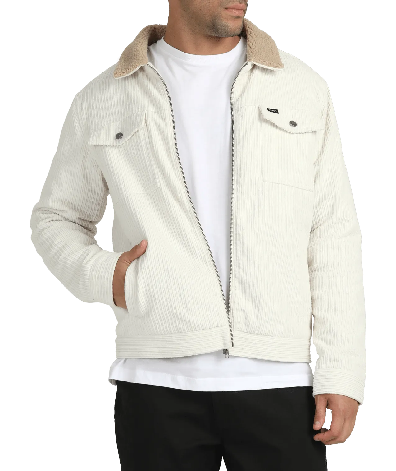 RVCA Easy Trucker Sherpa Jacket