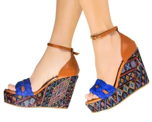 Silvia Cobos LUNA Ankle Strap Wedges