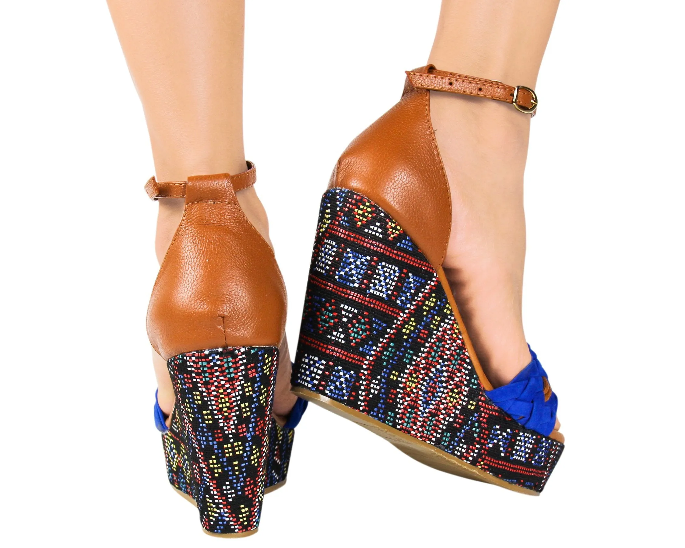 Silvia Cobos LUNA Ankle Strap Wedges