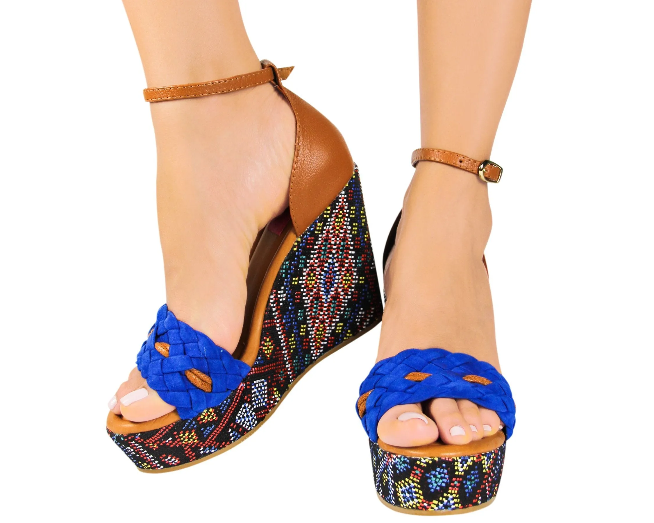 Silvia Cobos LUNA Ankle Strap Wedges