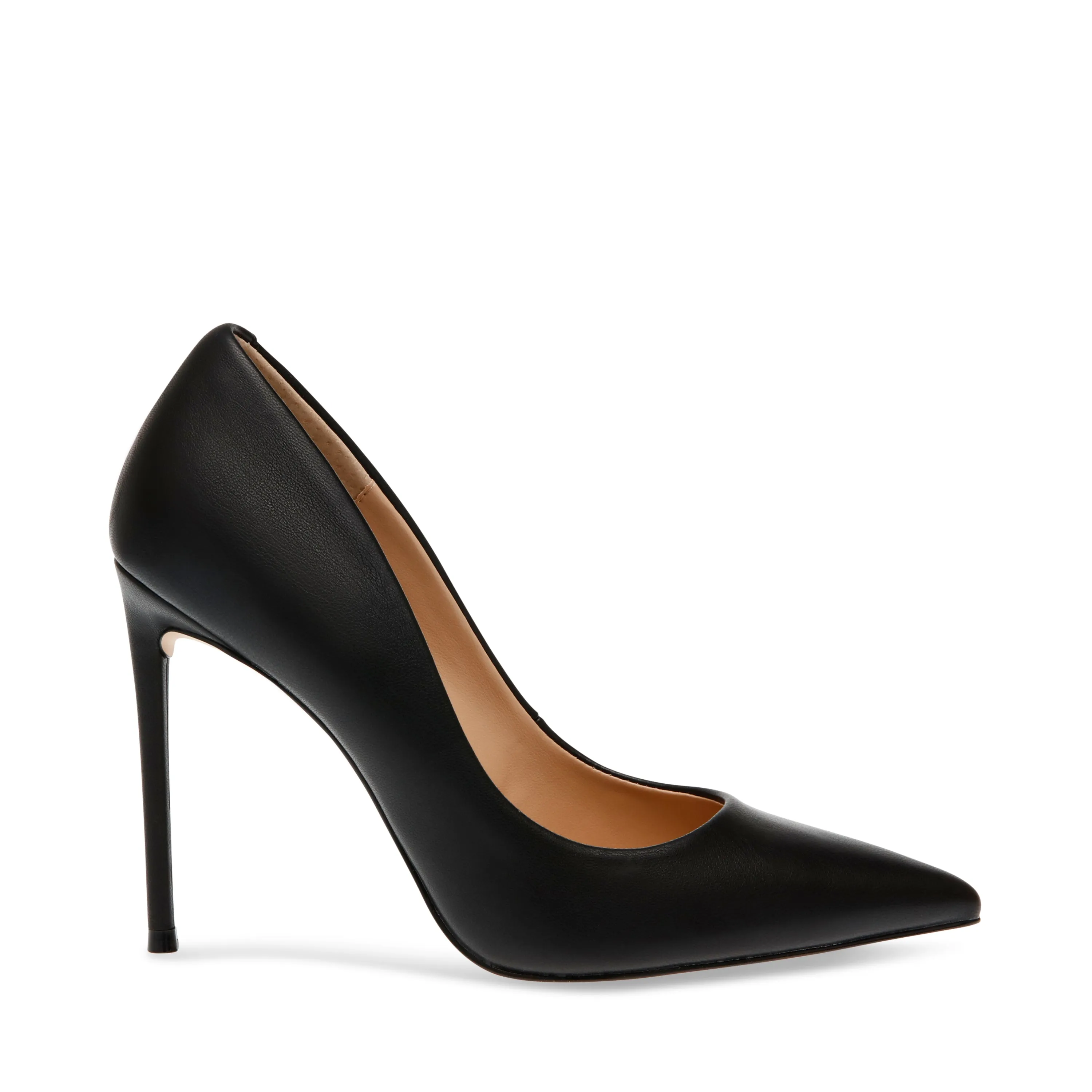 Steve Madden Vala Black Paris Fashion High Heel Pointed Toe Stiletto Pumps
