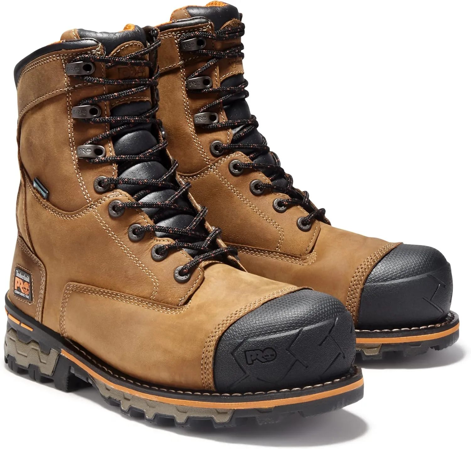 Timberland PRO Men's Boondock 8 Inch Composite Safety Toe Waterproof Industrial Work Boot