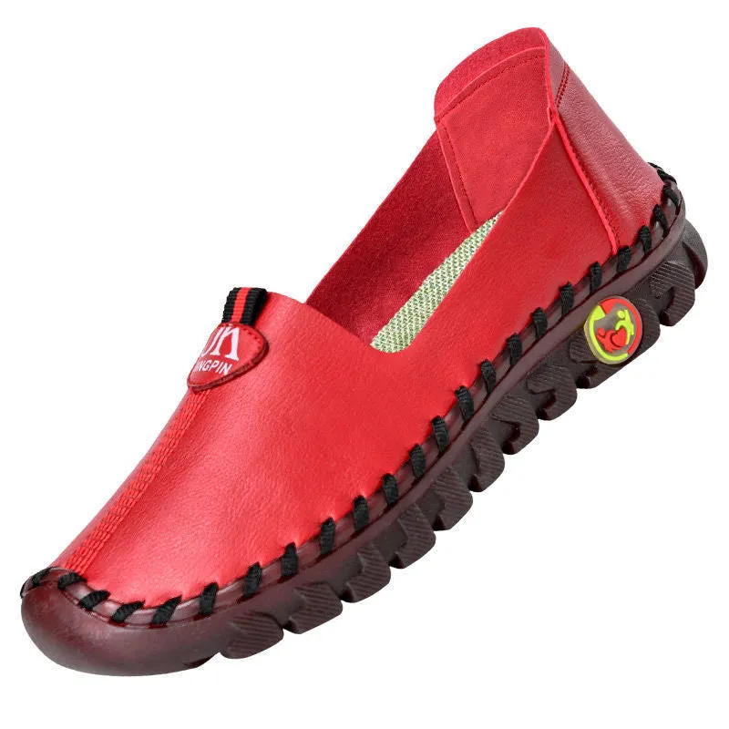 Vanccy  Slip Ons Woman Flats Comfy Nurse Wide Fit  Loafers
