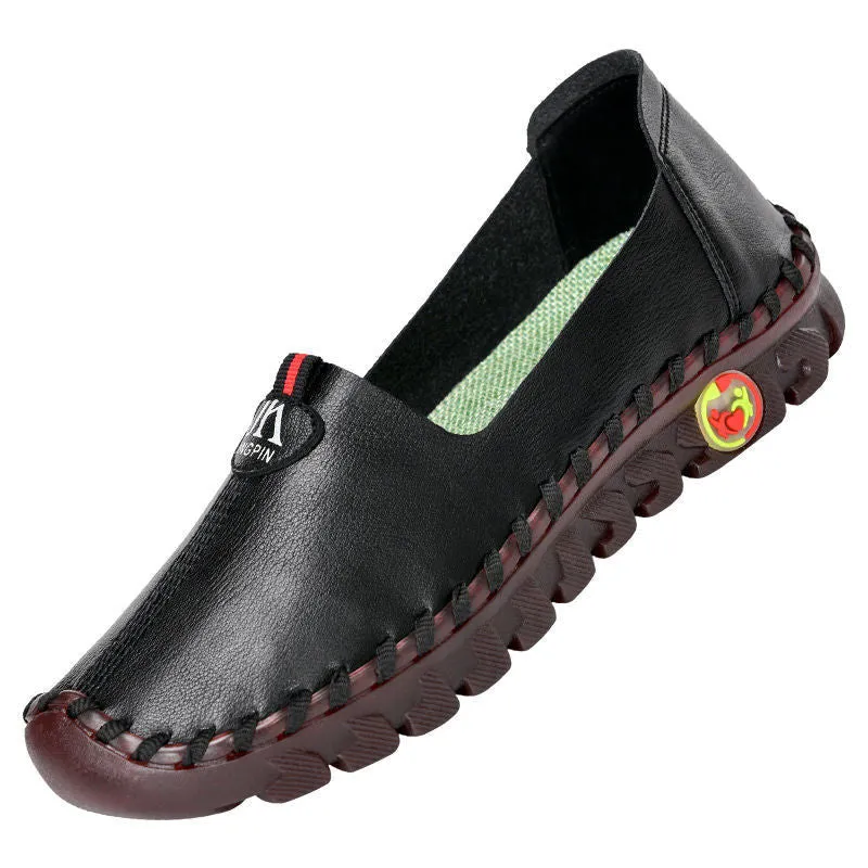 Vanccy  Slip Ons Woman Flats Comfy Nurse Wide Fit  Loafers