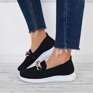 Women Breathable Platform Loafer Casual Comfy Tennis Walking Shoes