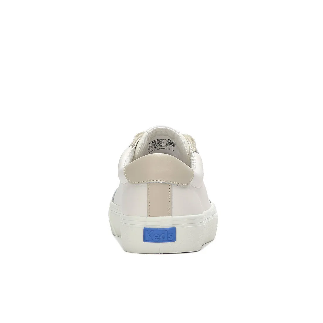 Women's Jump Kick T-Toe Leather Sneaker Snow White/Oatmeal (WH68636-JKTOE6110)